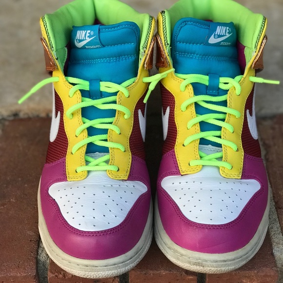 Nike Dunk High Wmns Premium ‘Multi-Color’ Size 9 - Picture 3 of 9